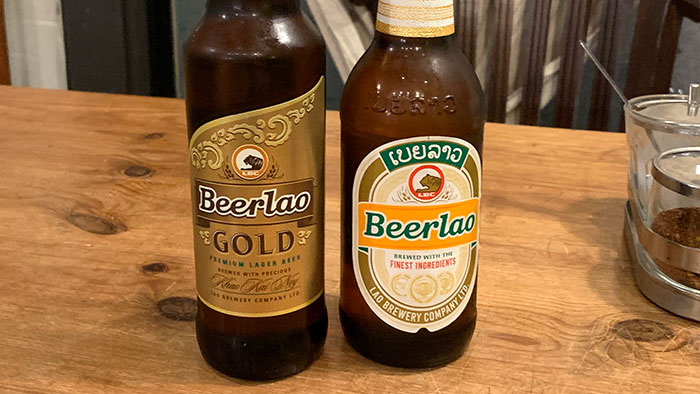 左：ビアラオ ゴールド、右：ビアラオ ラガー