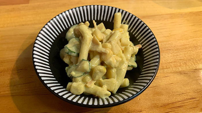 カレーマカロニサラダ