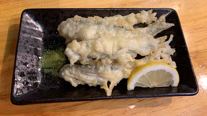 わかさぎの天ぷら