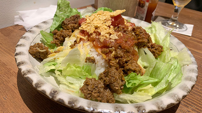 タコライス:横から