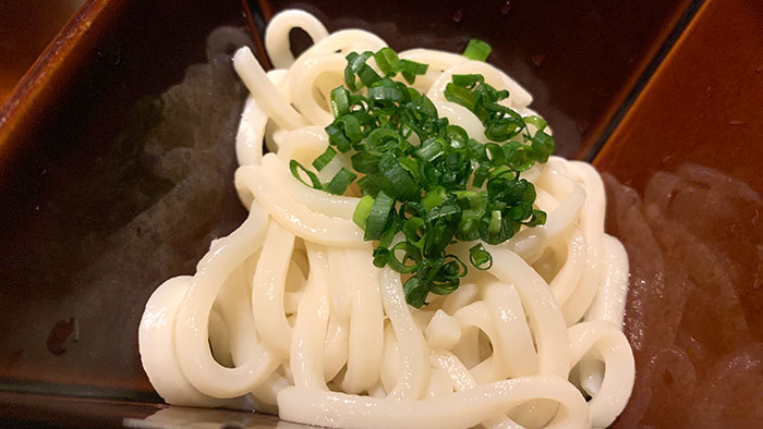 〆のうどん