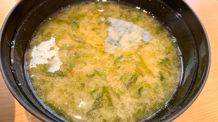 お味噌汁(あおさ)