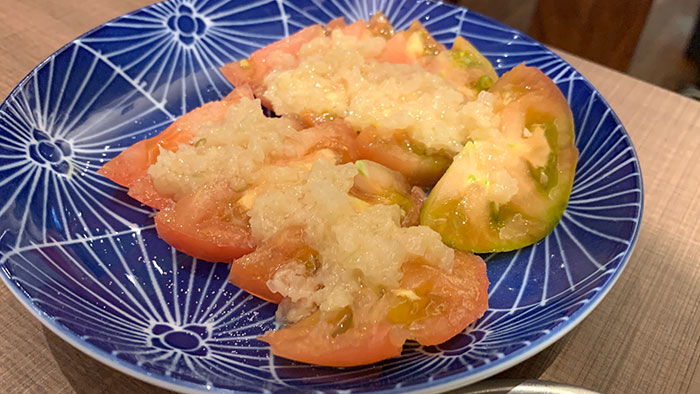 冷やし葱生姜トマト