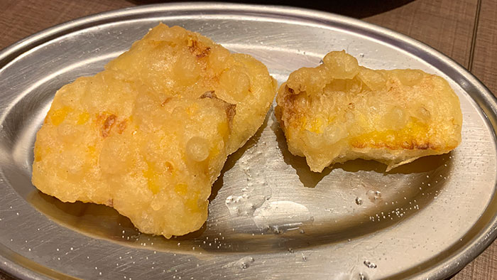 とうもろこしのてんぷら