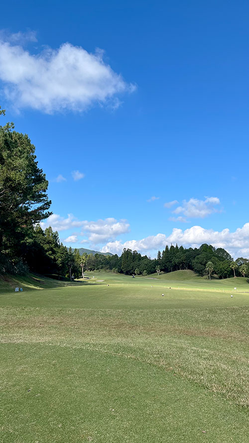 ゴルフ場の風景