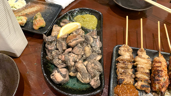 ももの炙り焼き