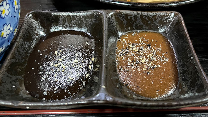 2種類のソース