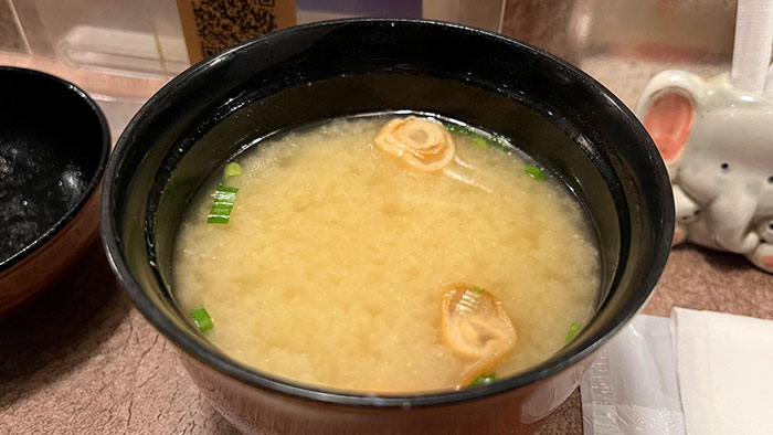 鰻エキス入り肝味噌汁