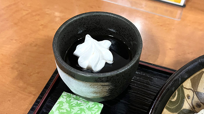 デザートのコーヒープリン