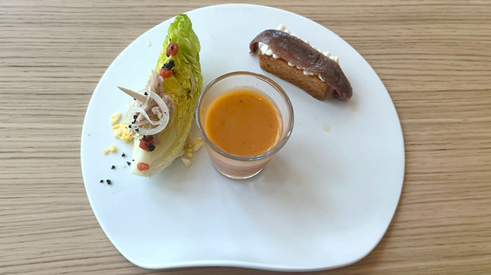 注文した料理：前菜