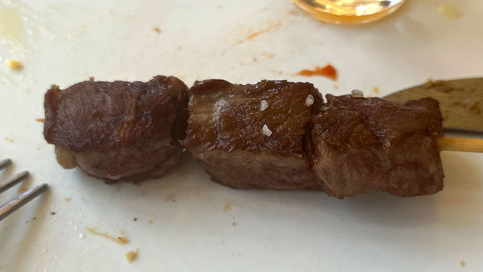 エストレマドゥーラ州：イベリコ豚の串焼き