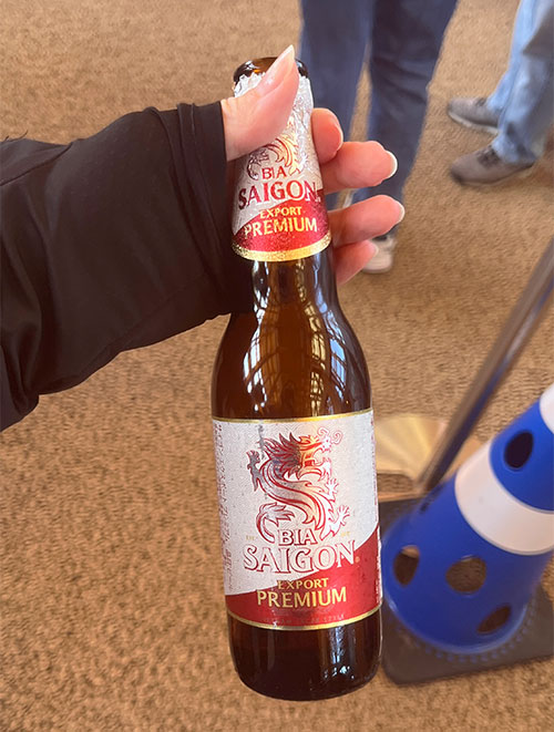 サイゴンプレミアムの瓶ビール