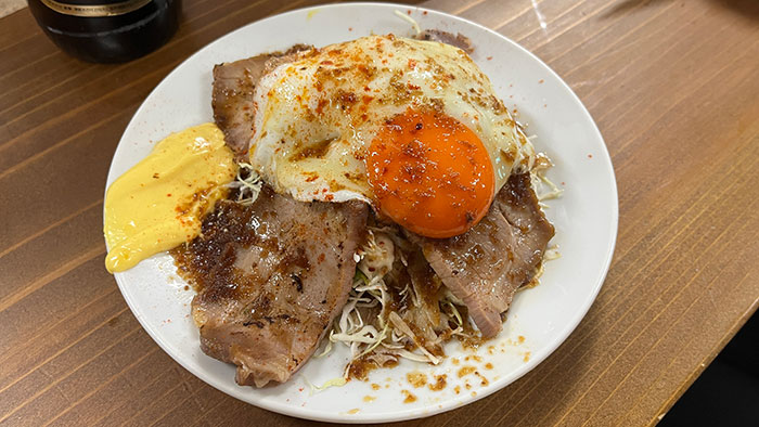 名物:チャーシューエッグの単品