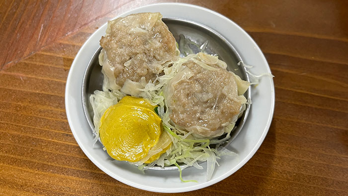 蒸・炒め物:手作りシューマイ