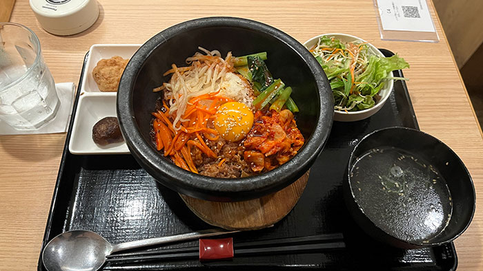 石焼ビビンバランチ：全体