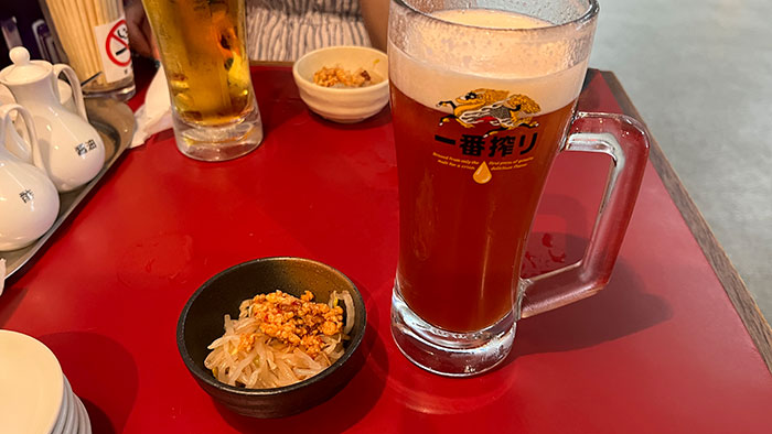 「お通し」と「レッドアイ」