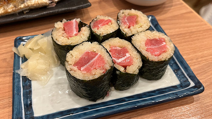 とろ鉄火巻き