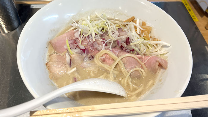 食べている途中